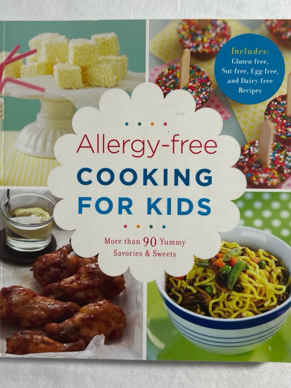 Allergy-free Cooking for Kids Cookbook - White/Cream Cover